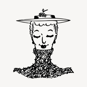 Victorian woman portrait, vintage doodle | Free Vector - rawpixel Victorian woman portrait, vintage doodle | Free Vector - rawpixel
