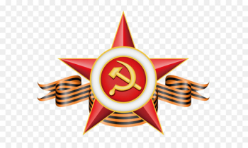 Victory Day Great Patriotic War Order of Victory Holiday Star - Red emblem 
