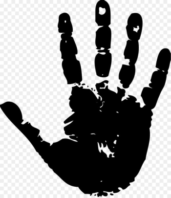 Victory Massage Therapy Hand Fingerprint Desktop Wallpaper - black posters 