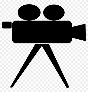 Video Camera Clipart Clipart - Black And White Video Camera