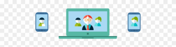 Video Conferencing And Other Collaboration Tools Create - Illustration Video Conferencing And Other Collaboration Tools Create - Illustration