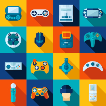 Video Game Icons Set Video Game Icons Set