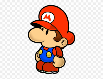 Video Games - Paper Mario Baby Mario Video Games - Paper Mario Baby Mario