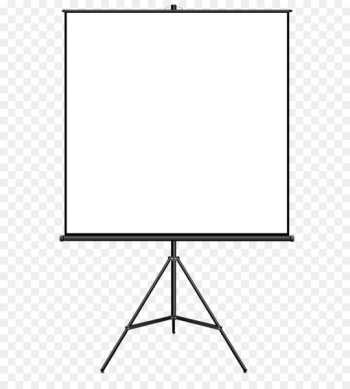 Video projector Illustration - Empty white triangle Chin Photos 