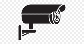 Video Surveillance Camera Flat Icon Transparent Png - Simbolo Camara De Videovigilancia