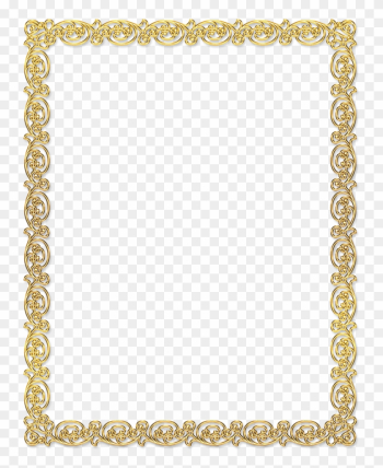 View All Images At Woman Suit Folder - Gold Chain Border Png