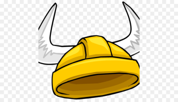 Vikings, Horned Helmet, Penguin, Yellow, Line PNG