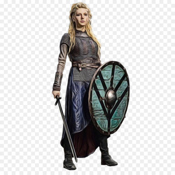 Vikings, Lagertha, Aslaug, Woman Warrior, Costume PNG Vikings, Lagertha, Aslaug, Woman Warrior, Costume PNG