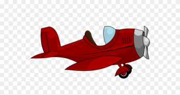 Vintage Airplane Border - Cartoon Plane Png