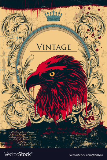 Vintage background vector image Vintage background vector image