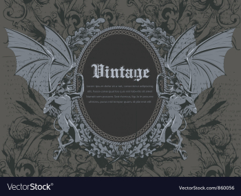 Vintage background vector image Vintage background vector image