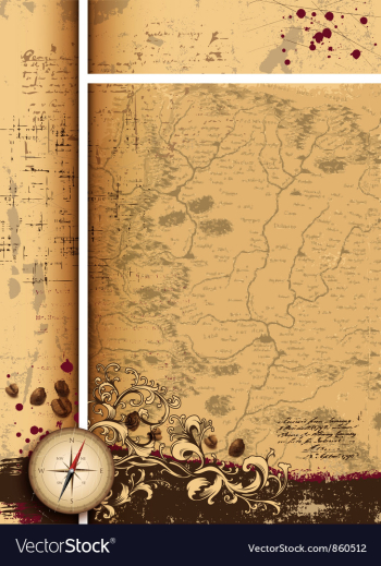 Vintage background vector image Vintage background vector image