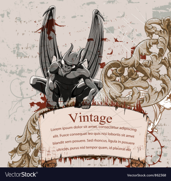 Vintage background vector image Vintage background vector image