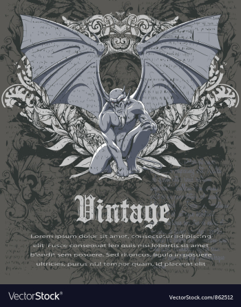 Vintage background vector image Vintage background vector image