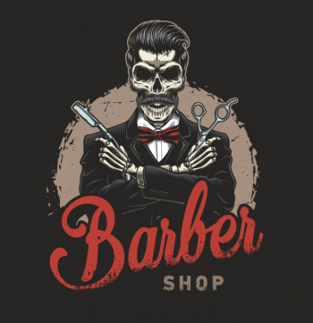Vintage barbershop illustration Free Vector Vintage barbershop illustration Free Vector