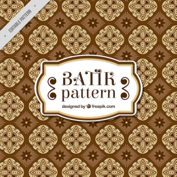 Vintage batik pattern Vintage batik pattern