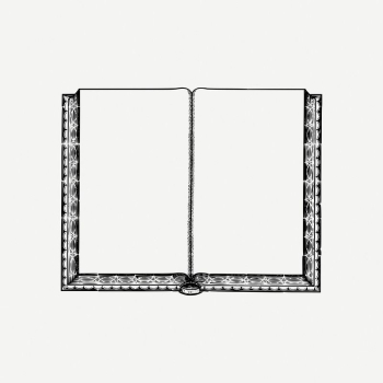 Vintage book drawing, frame illustration | Free PSD Illustration - rawpixel
