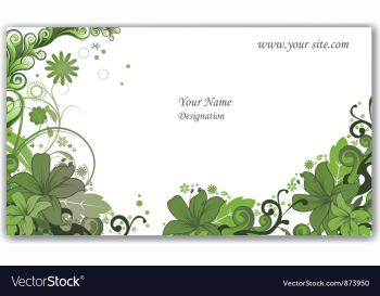 Vintage business card vector image Vintage business card vector image
