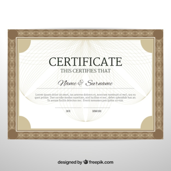 Vintage certificate border template Vintage certificate border template