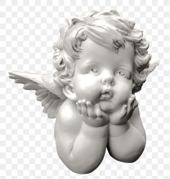 Vintage cherub sculpture png sticker, | Free PNG - rawpixel