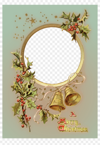 Vintage Christmas Postcard Photo Frame Border - Old Christmas Border Png Vintage Christmas Postcard Photo Frame Border - Old Christmas Border Png