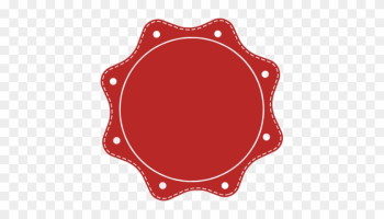 Vintage Circle Frame Vector Png Oval Frame Red Tag - Round Banner Vector Png