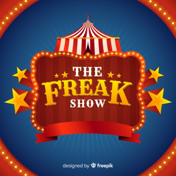 Vintage circus light sign Free Vector Vintage circus light sign Free Vector