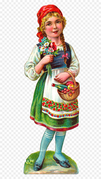 Vintage clothing Paper - red riding hood Vintage clothing Paper - red riding hood