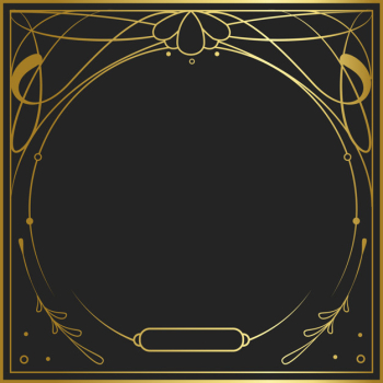 Vintage collection art nouveau badge vectors Vintage collection art nouveau badge vectors