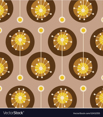 Vintage colorful floral and decorative pattern vector image Vintage colorful floral and decorative pattern vector image