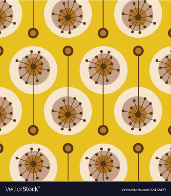 Vintage colorful floral and decorative pattern vector image Vintage colorful floral and decorative pattern vector image