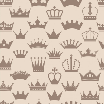 Vintage crowns pattern
