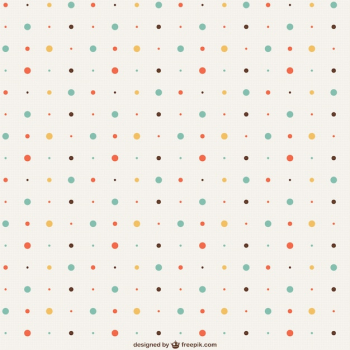 Vintage dots pattern