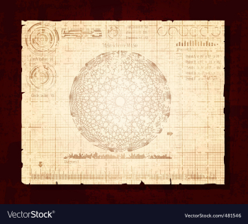 Vintage drawing vector image Vintage drawing vector image