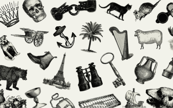 Vintage european objects set Vintage european objects set