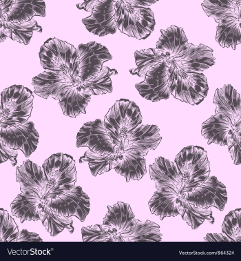 Vintage floral pattern vector image Vintage floral pattern vector image