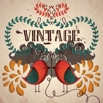 Vintage floral poster Vintage floral poster