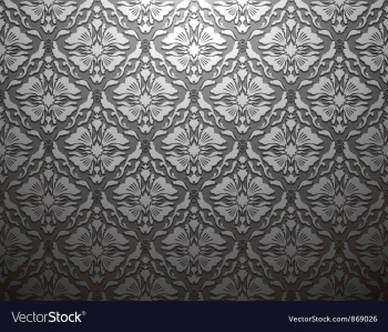 Vintage floral seamless pattern vector image Vintage floral seamless pattern vector image