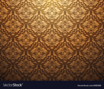 Vintage floral seamless pattern vector image Vintage floral seamless pattern vector image
