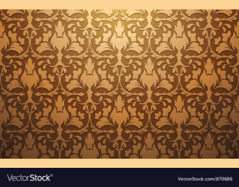 Vintage floral seamless pattern vector image Vintage floral seamless pattern vector image