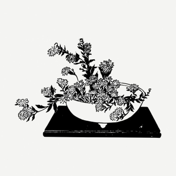 Vintage flowers, home decoration illustration | Free PSD Illustration - rawpixel Vintage flowers, home decoration illustration | Free PSD Illustration - rawpixel