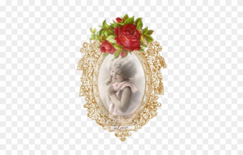 Vintage Frame Png ©cw - Rose Gold Frame Png Oval