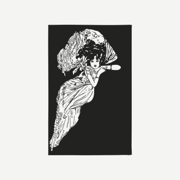 Vintage Gatsby woman, greyscale illustration | Free PSD - rawpixel Vintage Gatsby woman, greyscale illustration | Free PSD - rawpixel