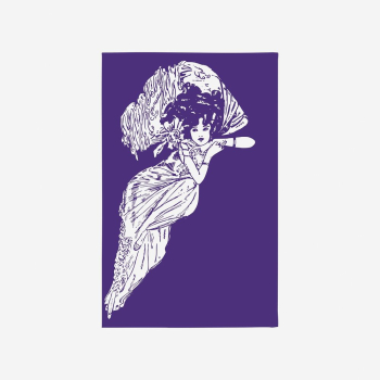 Vintage Gatsby woman, purple illustration. | Free Photo - rawpixel Vintage Gatsby woman, purple illustration. | Free Photo - rawpixel