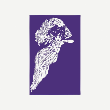 Vintage Gatsby woman, purple illustration | Free PSD - rawpixel Vintage Gatsby woman, purple illustration | Free PSD - rawpixel