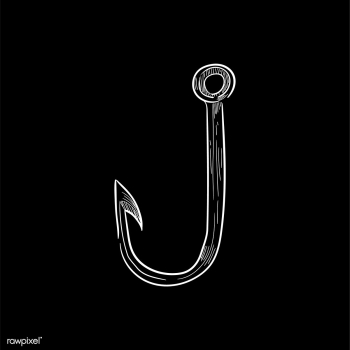 Vintage illustration of a fishing hook | Free stock vector - 324725 Vintage illustration of a fishing hook | Free stock vector - 324725