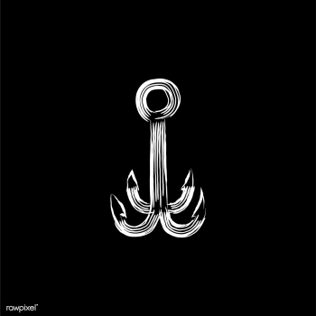 Vintage illustration of a fishing hook | Free stock vector - 324726 Vintage illustration of a fishing hook | Free stock vector - 324726
