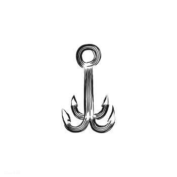 Vintage illustration of a fishing hook | Free stock vector - 324754 Vintage illustration of a fishing hook | Free stock vector - 324754