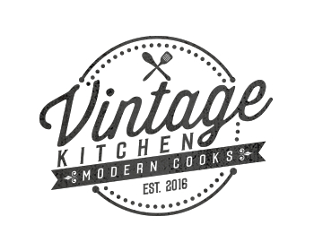 Vintage Kitchen Modern Cooks logo design contest | Logo Arena