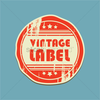 Vintage label Vintage label